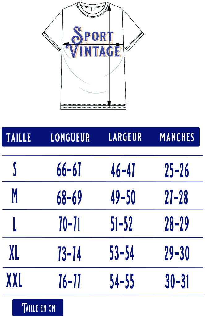 mensurations mallot vintage foot girondins